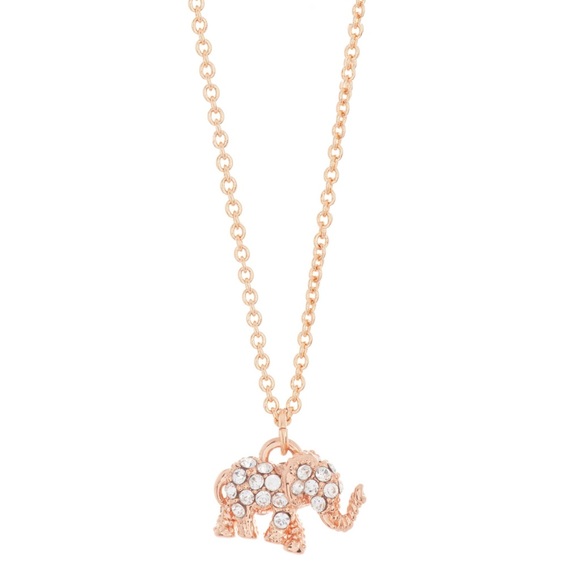 KATE SPADE • Things We Love Crystal Elephant Necklace